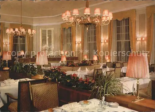 Bad Reichenhall Kurhotel Luisenbad Restaurant Kat. Bad Reichenhall