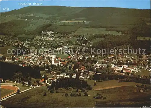 Saig Schwarzwald Fliegeraufnahme Kat. Lenzkirch