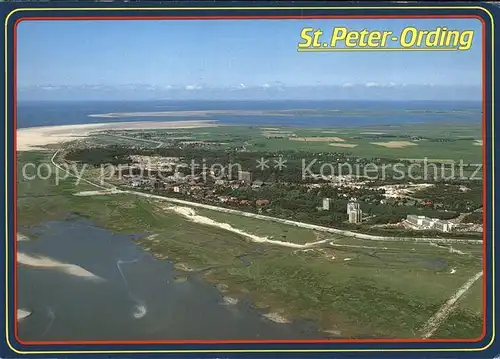 St Peter Ording Fliegeraufnahme Strand Kat. Sankt Peter Ording