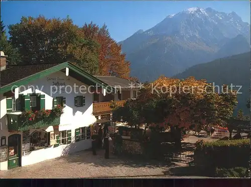 Ramsau Berchtesgaden Gasthaus Pension Zipfhaeusl Kat. Ramsau b.Berchtesgaden