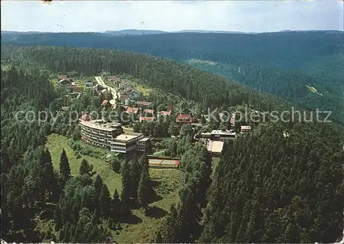 Wildbad Schwarzwald Sommerberghotel Fliegeraufnahme Kat. Bad Wildbad