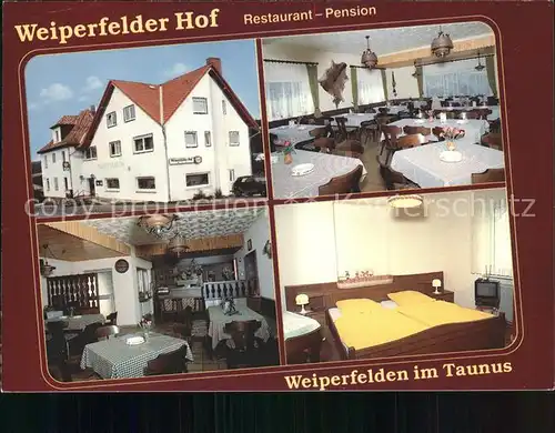 Weiperfelden Restaurant Pension Weiperfelder Hof Kat. Waldsolms