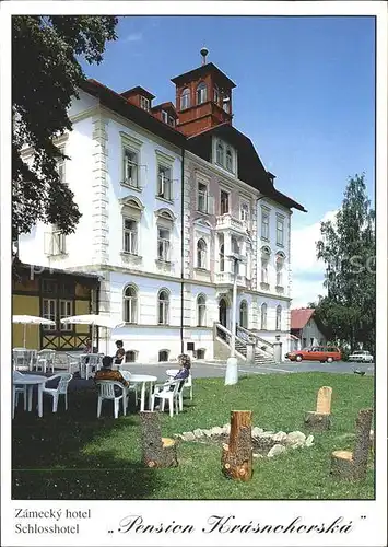 Ceska Kubice Schlosshotel Pension Krasnohorska Kat. Boehmisch Kubitzen