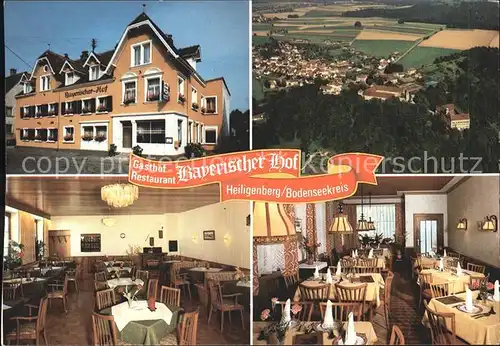 Heiligenberg Baden Gasthaus Restaurant Bayerischer Hof Kat. Heiligenberg