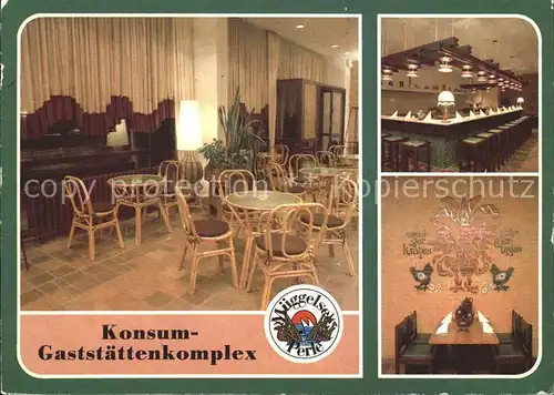 Berlin Konsum Gasstaettenkomplex Mueggelseeperle Kat. Berlin