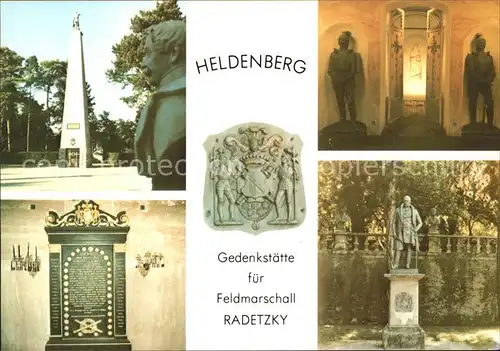 Heldenberg Gedenkstaette fuer Feldmarschall  Redetzky Kat. Heldenberg