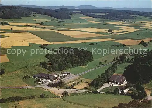 Attendorn Fliegeraufnahme Sporthotel Haus Platte Kat. Attendorn