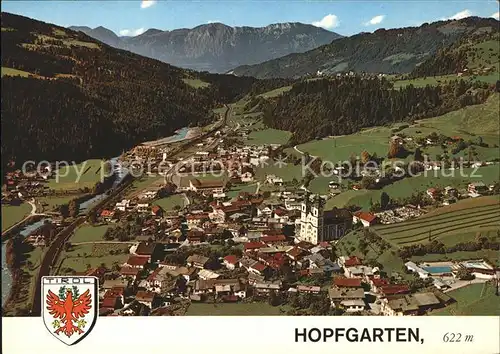 Hopfgarten Brixental Fliegeraufnahme Kat. Hopfgarten im Brixental