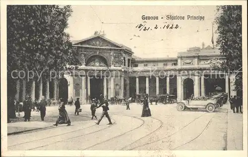 Genova Genua Liguria Statione Principe Kat. Genova