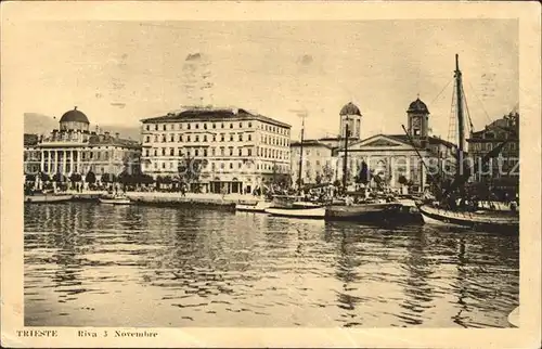 Trieste Riva 3 Novembre Kat. Trieste