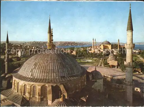 Istanbul Constantinopel Blue Mosque Saint Sophia Kat. Istanbul