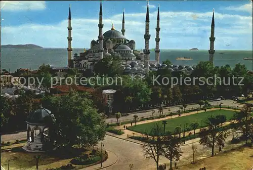 Istanbul Constantinopel Blaue Moschee Kaiser Wilhelm II  Kat. Istanbul