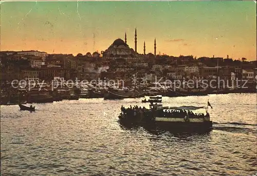 Istanbul Constantinopel Sueleymaniey Goldener Horn Kat. Istanbul