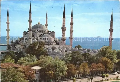 Istanbul Constantinopel Sultanahmet Camii Blaue Moschee Kat. Istanbul