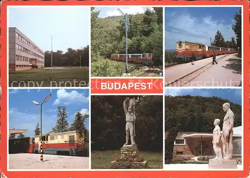 Budapest Teilansichten Eisenbahn Denkmal  Kat. Budapest