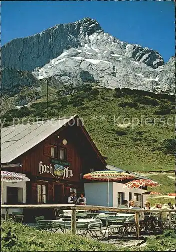 Garmisch Partenkirchen Hochalm Alpspitz Nordwand Hochalmseilbahn Kat. Garmisch Partenkirchen