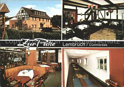 Lembruch Speiselokal Hotel Zur Puke Kat. Lembruch