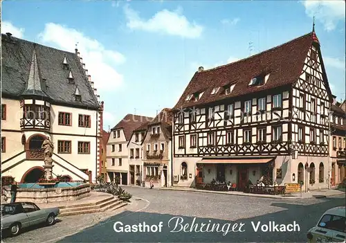 Volkach Gasthof Behringer  Kat. Volkach Main