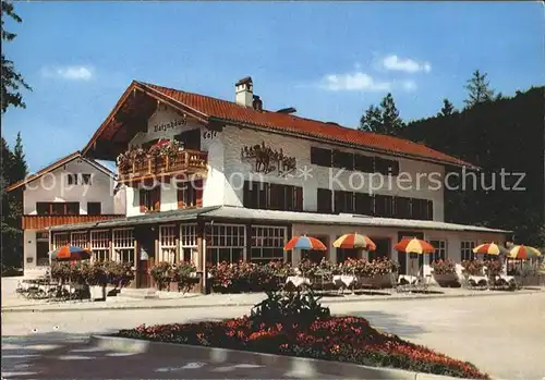 Kreuth Tegernsee Gasthof Cafe Zum Batzenhaeusl Kat. Kreuth