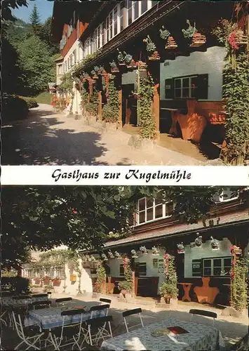 Marktschellenberg Gasthaus zur Kugelmuehle Kat. Marktschellenberg