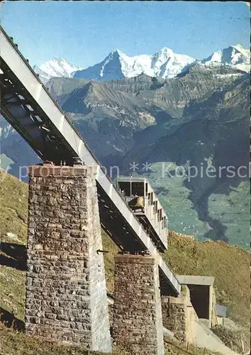 Niesen Niesenbahn Hegernalpviadukt Jungfraugruppe Kat. Niesen
