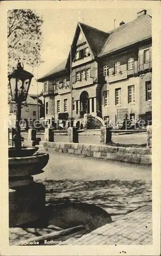 Schierke Harz Rathaus Brunnen / Schierke Brocken /Harz LKR