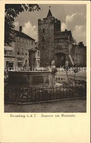 Naumburg Saale Brunnen am Marientor Kat. Naumburg