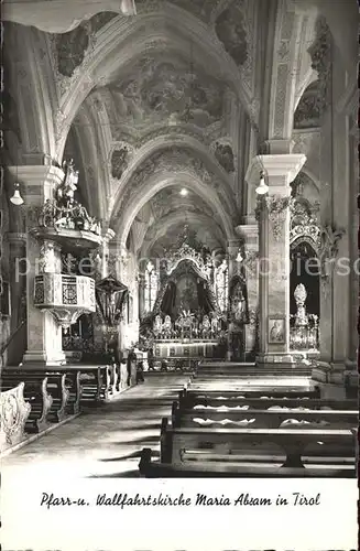 Innsbruck Pfarr und Wallfahrtskirche Maria Absam Kat. Innsbruck