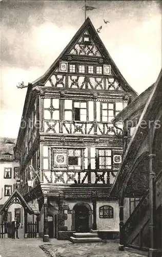 Meiningen Thueringen Buechnersches Haus 1596 Kat. Meiningen