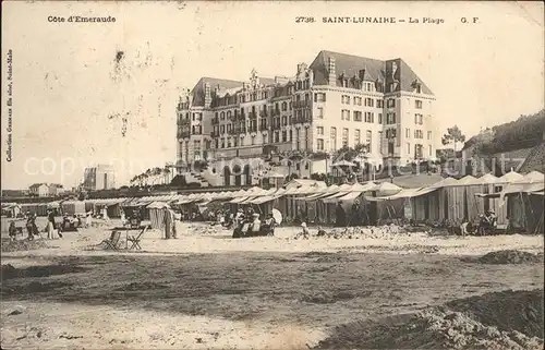 Saint Lunaire Cote d Emeraude La Plage Kat. Saint Lunaire