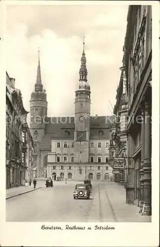 Bautzen Rathaus und Petridom Kat. Bautzen