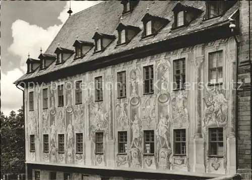 Bamberg Altes Rathaus mit Fresken Kat. Bamberg