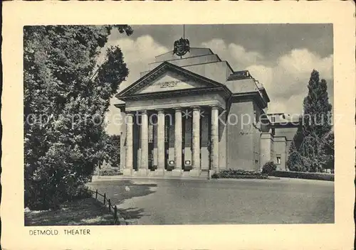 Detmold Theater Kat. Detmold