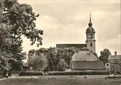 Pretzsch Elbe Eisenmoorbad Kirche Kat. Bad Schmiedeberg
