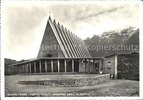 Brescia Boario Terme Tempio Caduti Madonna degli Alpini Kat. Brescia