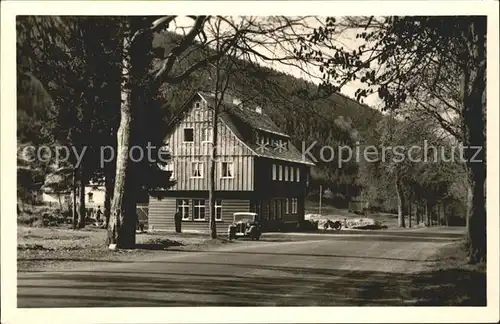 Oberhof Thueringen Waldcafe Schweizerhuette Kat. Oberhof Thueringen