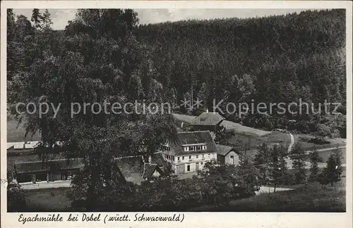 Dobel Schwarzwald Eyachmuehle Gasthaus Pension Kat. Dobel