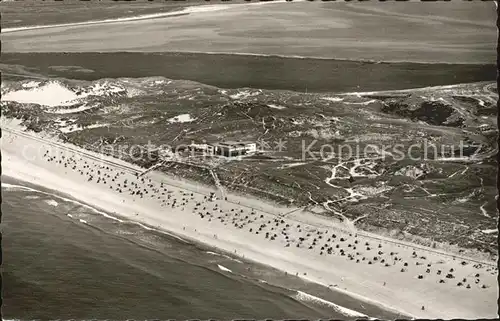 List Sylt Fliegeraufnahme Strand Kat. List