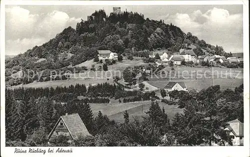 Adenau Ruine Nuerburg Kat. Adenau