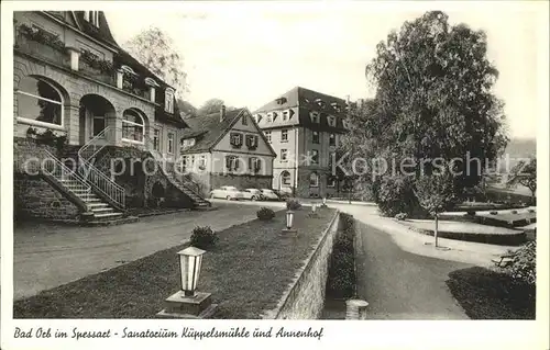 Bad Orb Sanatorium Kueppelsmuehle Annenhof Kat. Bad Orb