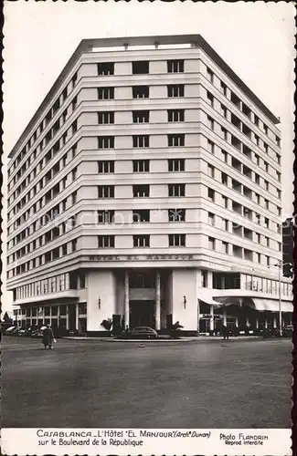 Casablanca Hotel El Mansour Kat. Casablanca