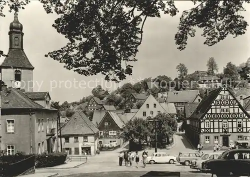 Hohnstein Saechsische Schweiz Marktplatz Kat. Hohnstein