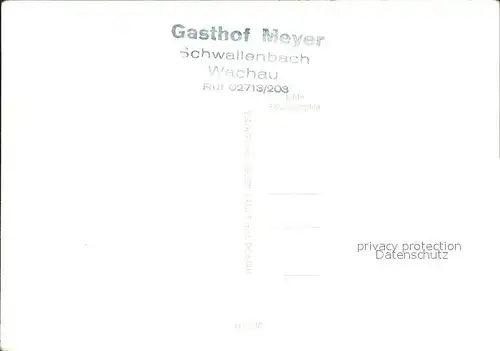 Wachau Sachsen Gasthaus Meyer Kat. Wachau Radeberg