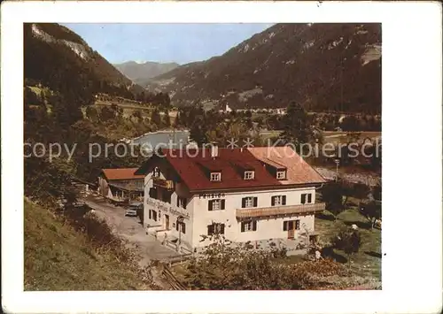 Pfunds Gasthaus Pension Kajetansbruecke Kat. Pfunds