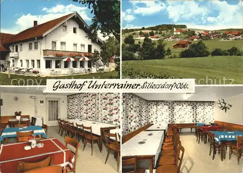 Sillersdorf Oberbayern Gasthaus Unterrainer Kat. Saaldorf Surheim