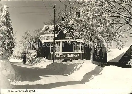 Schellerhau Oberer Gasthof Kat. Altenberg