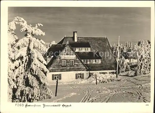 Zinnwald Georgenfeld FDGB Ferienheim Kat. Altenberg