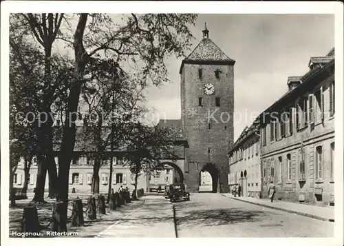 Hagenau Elsass Ritterturm Kat. Haguenau