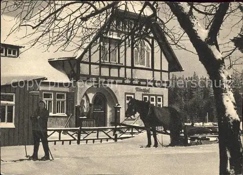 Manebach Moenchhof Pferdeschlitten Kat. Ilmenau