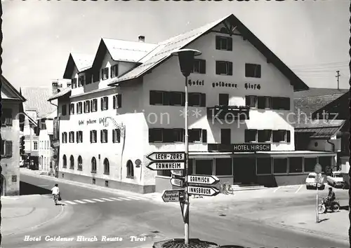 Reutte Tirol Hotel Goldener Hirsch Kat. Reutte